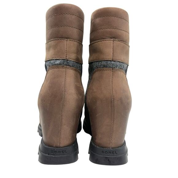 Sorel Hidden Wedge Ankle Boots Women Size 6 Waterproof Joan of Arctic III Lexie - Picture 5 of 9